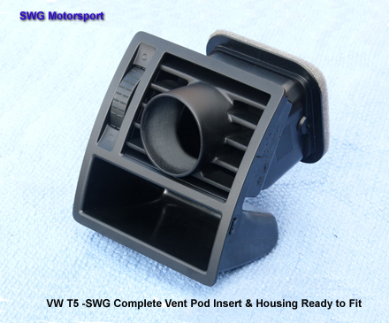 VW T5 Air Vent Gauge Pod Complete Housing VW T5 (All Variants)